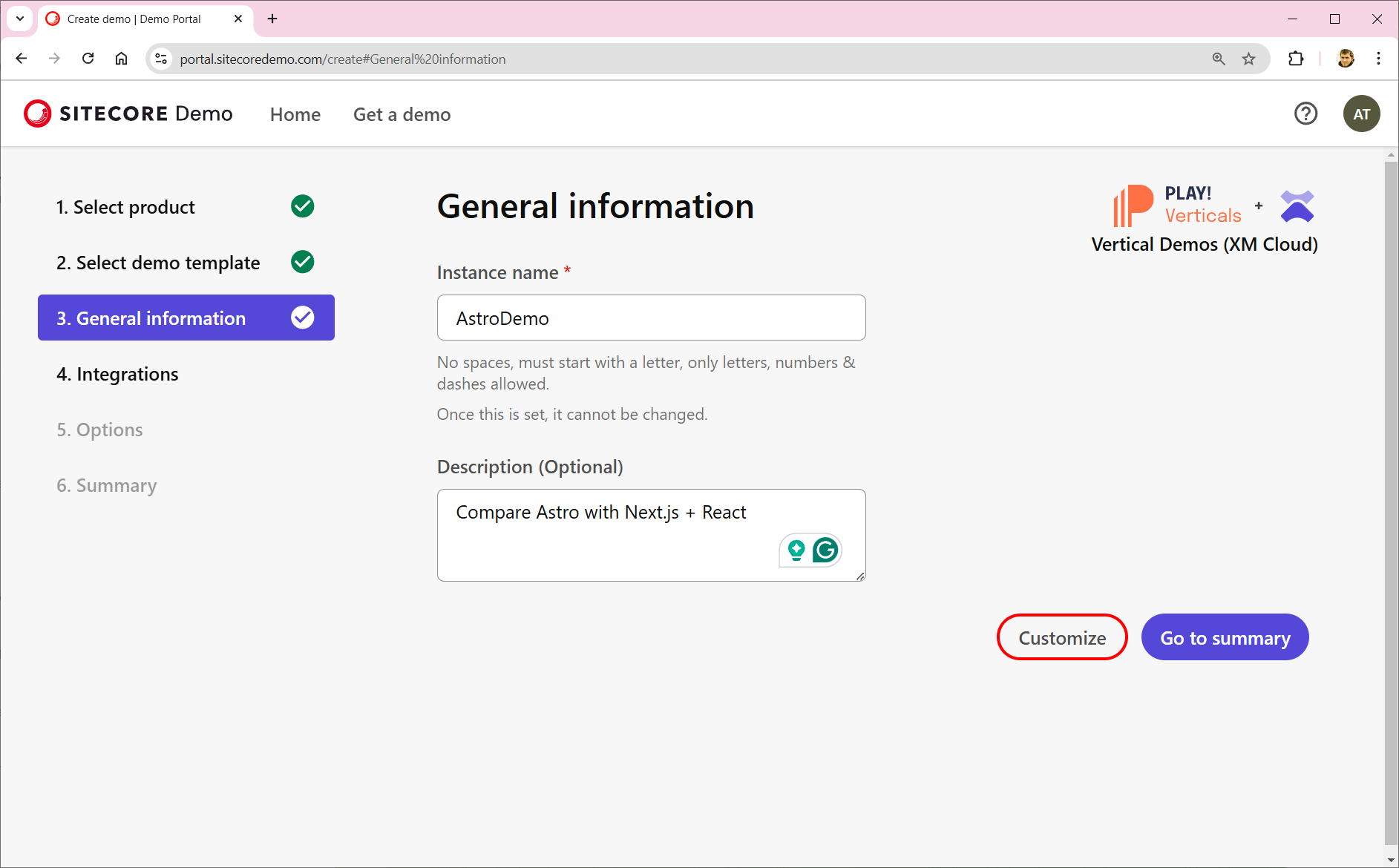 "XM Cloud Customization"