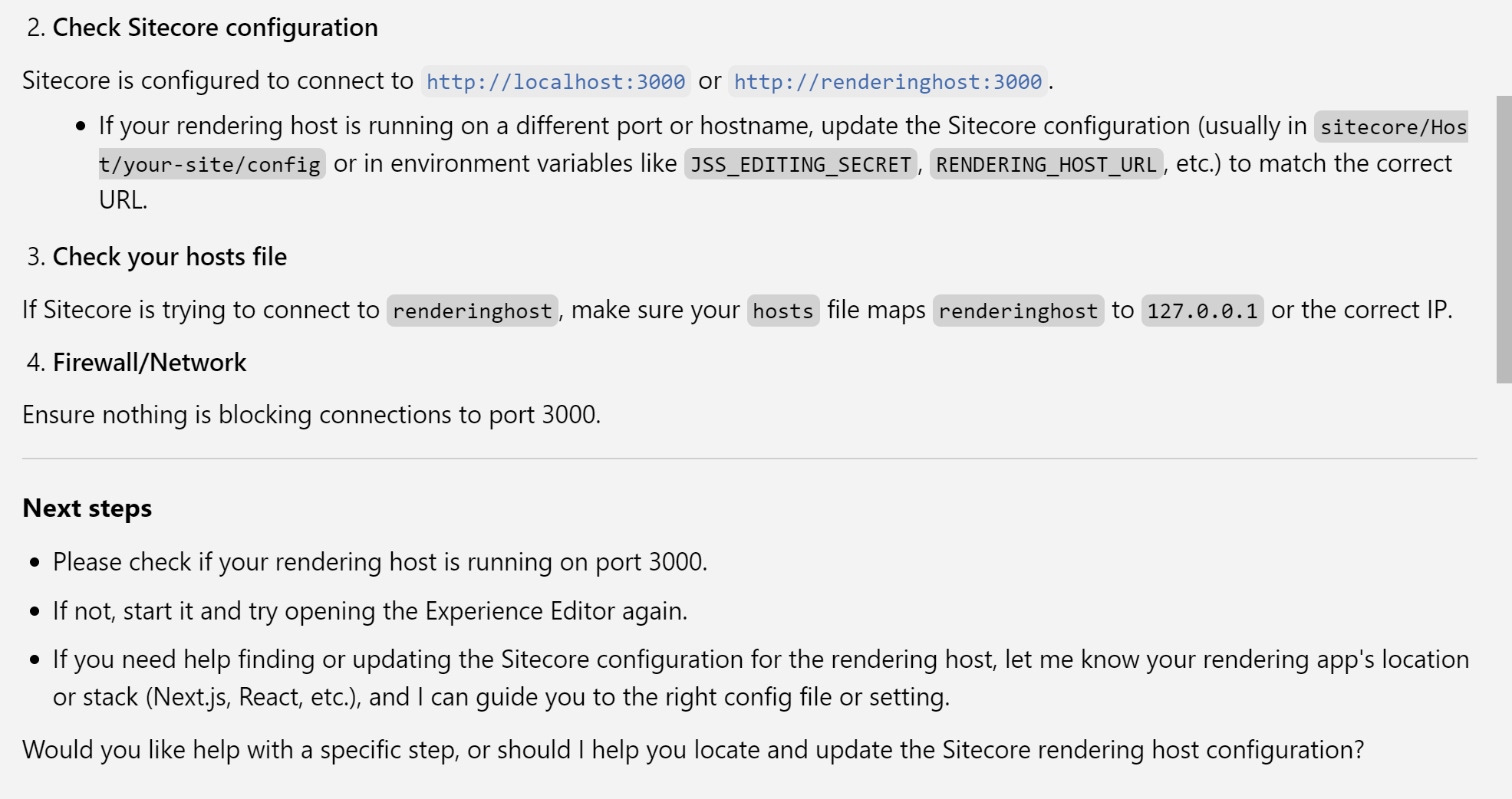 Fix Sitecore configuration