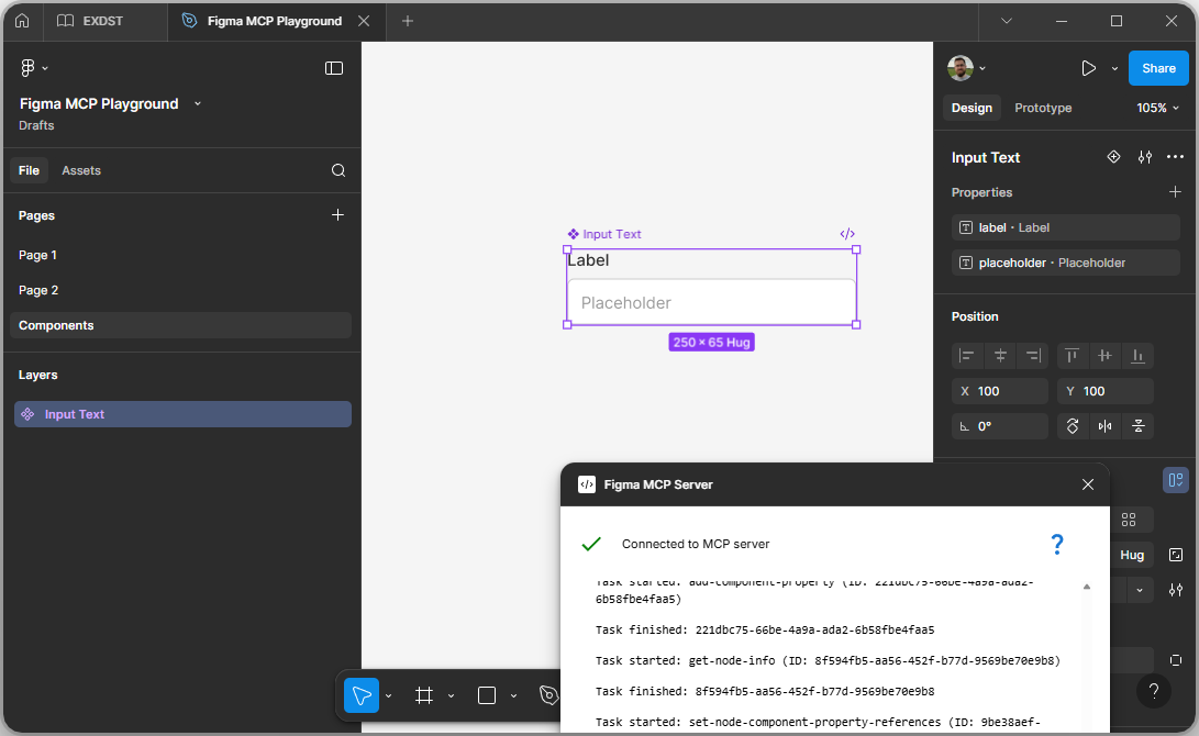 Input component: Figma